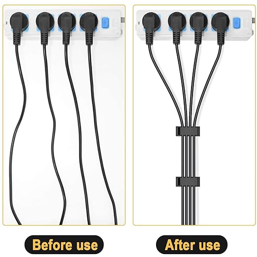 5Pcs Self Adhesive Cable Management Clips, Cable Organizers Wire Clips Cord - Image 6
