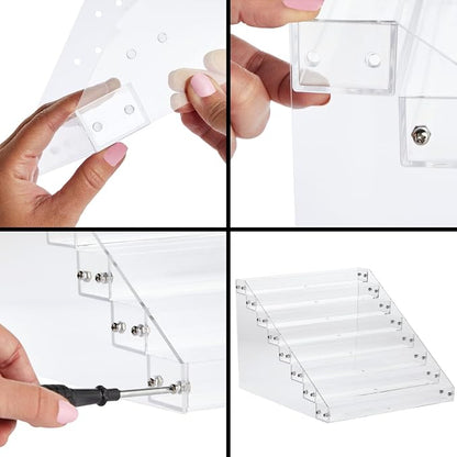 Okuna Outpost 8-Tier Acrylic Nail Polish Rack - Image 7