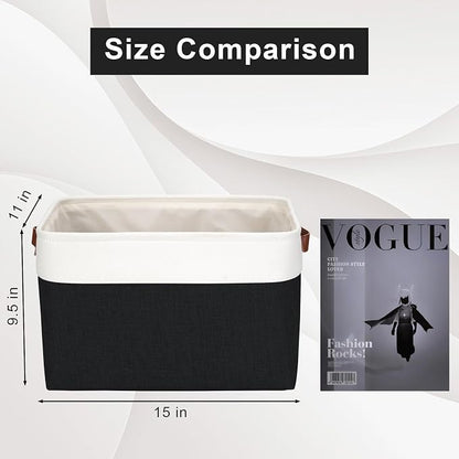 Storage Bins Large Fabric Storage Baskets - Image 3