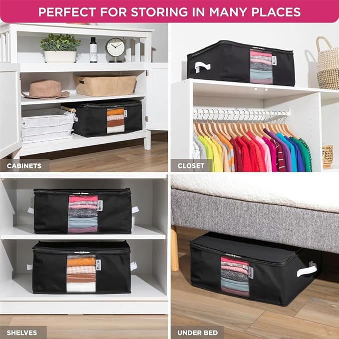 Cedar Clothes Storage Bag Organizer – Protects from Moths, Dirt & Dust – Set of - Image 5