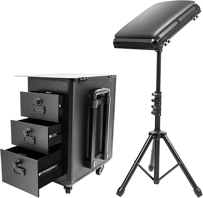Rolling Makeup Train Case, Professional Cosmetology Case on Wheels, Large by Unknown
