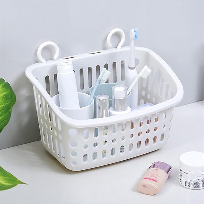 3PCS Plastic Hanging Baskets for Shower, Hanging Basket Organizer - Image 4