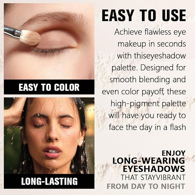 Light Brown Single Matte Eyeshadow Makeup, Neutral Powde Eye Shadow - Image 4