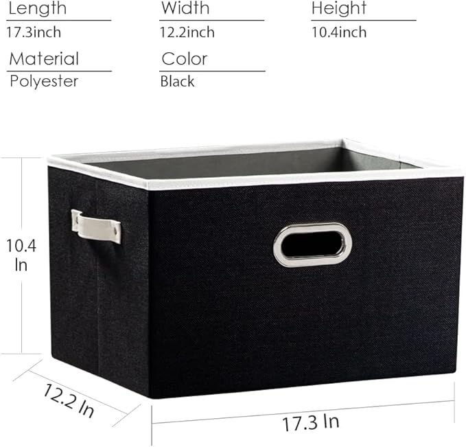 PRANDOM Larger Collapsible Storage Bins - Image 6