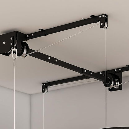 Montary 4x8 FT Overhead Garage Storage Rack - Image 9