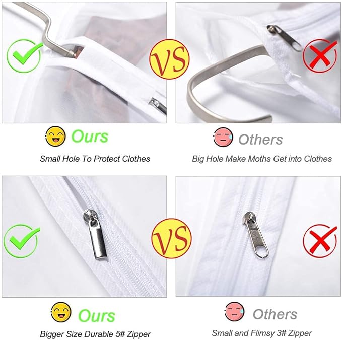 Garment Bags Covers 24''X60'' Dress Bags - Image 4