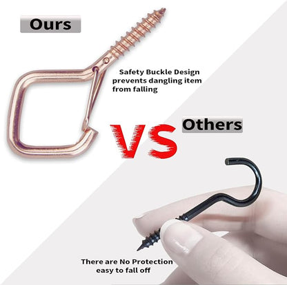 20PCS Eye Screw Hooks for Hanging Heavy Duty - Image 5