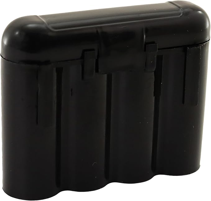 Powertron Batteries 3 Pack AA/AAA / CR123A Black Battery Holder Storage Cases - Image 2