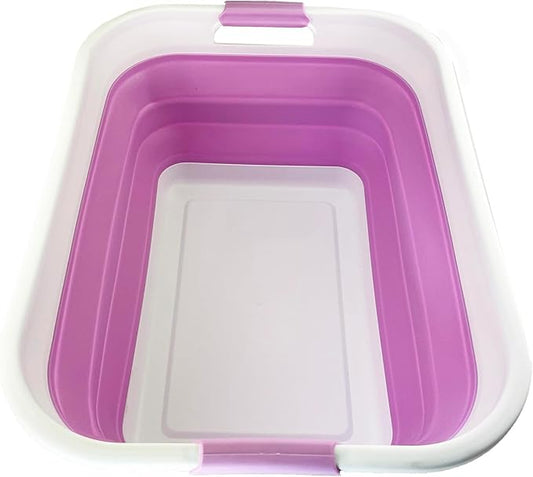 SAMMART 41L Collapsible Plastic Laundry Basket by SAMMART