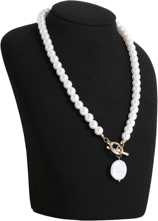 GemeShou Black necklace hanger jewelry organizer, Velvet jewelry stand necklace by GemeShou