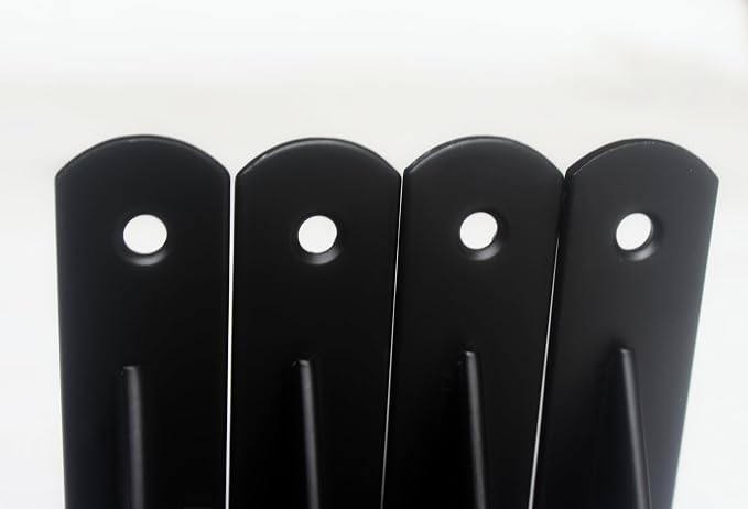 20 Pack L5 x H 3" Black Heavy Duty Shelf Brackets - Image 3
