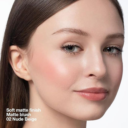Blush for Cheeks, Lightweight, Fade and Transfer-Resistant, Effortless Matte - Image 3