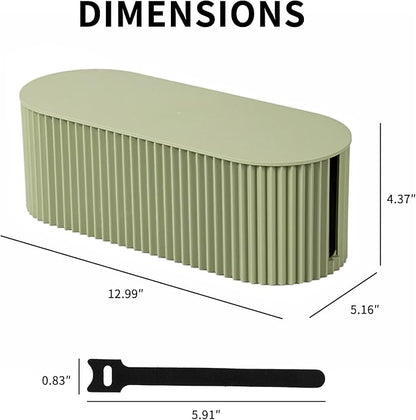FABROK Cable Management Box, Cord Organizer Box - Image 2