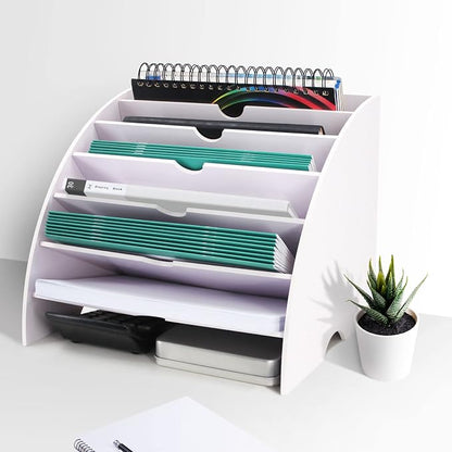 SONGWAY Fan Shaped Desk File Organizer - Image 5
