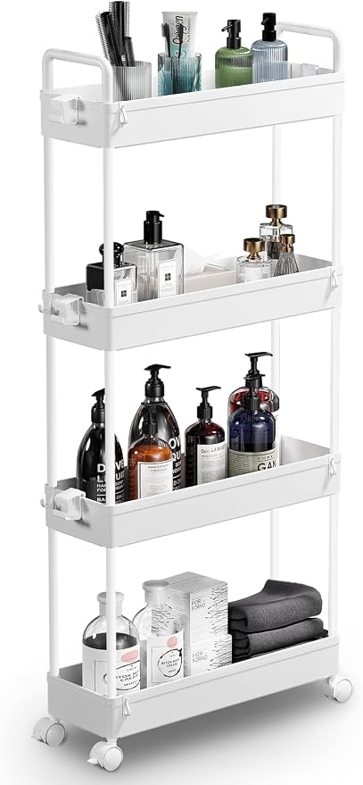 SOLEJAZZ Slim Rolling Storage Cart by SOLEJAZZ