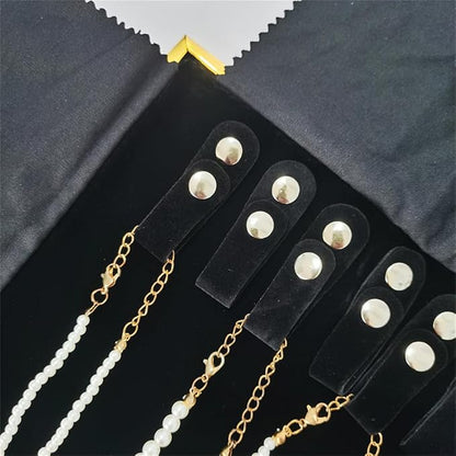Premium Jewelry Roll Organizer for 16 Necklaces 55cm x 29cm Metal Snap & Velcro - Image 7