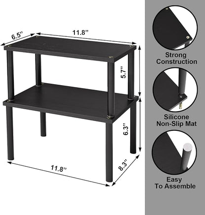 Cabinet Organizer Shelf, Kitchen Counter Shelves, Bamboo Spice Rack Countertop - Image 6