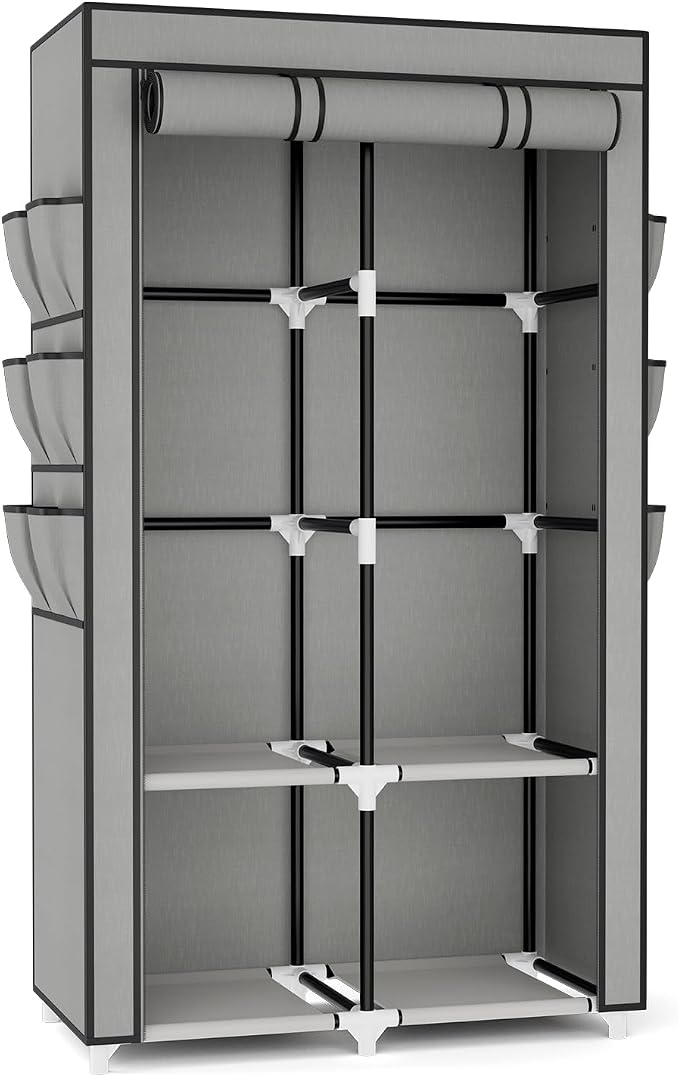 VTRIN Portable Closet Wardrobe for Hanging Clothes - Image 9