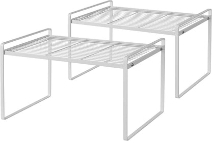 2Pack Kitchen Cabinet Shelf Counter Organizer Rack Pantry Storage Bathroom by Shantton