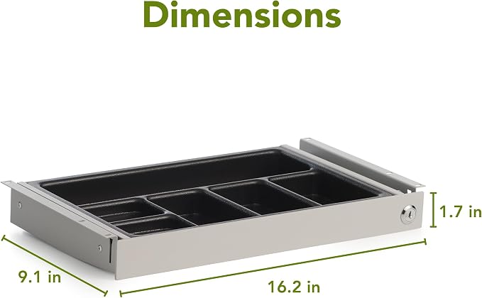 PERFECT POSTURE Max Under Desk Storage Drawer – Large Desk Drawer - Image 2