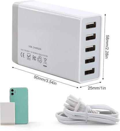 USB Wall Charger, Desktop USB Charging Station - Image 7