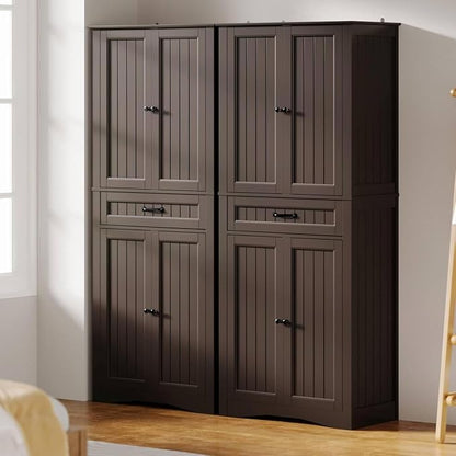 Gizoon 71'' Kitchen Pantry Storage Cabinet, Freestanding Pantry Organizers and - Image 8