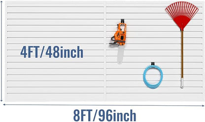 Slatwall Panel Garage Organizer PVC Slatwall Heavy Duty Wall Mounted Rack - Image 3
