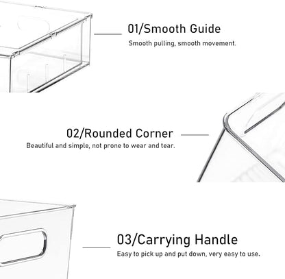 4 Pack Refrigerator Organizer Bins - Image 5