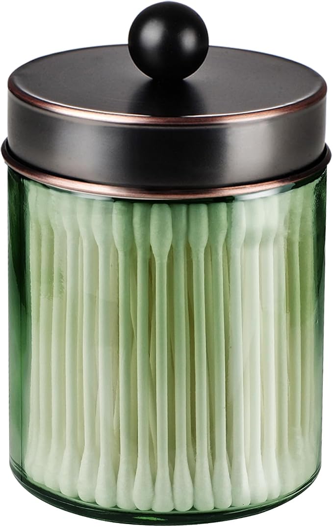 Amolliar Sage Green Apothecary Glass Jar by Amolliar
