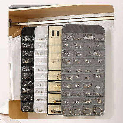 Hanging Jewelry Organizer Storage Earring Jewelry Storage Bag - Image 3