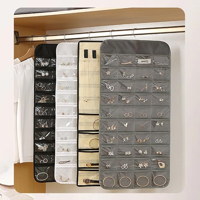 Hanging Jewelry Organizer Storage Earring Jewelry Storage Bag - Image 4