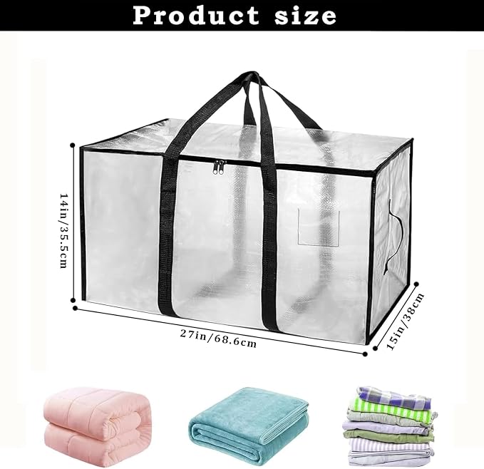 8 Pack-Extra Large Heavy Duty Moving Bags - Image 2