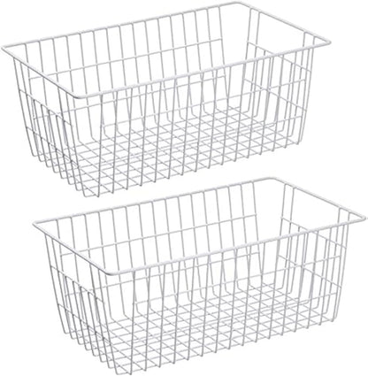 Slideep Freezer Baskets Farmhouse Organizer Storage Basket by WelcometotheSlideep