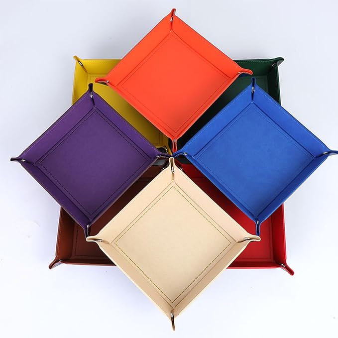 siduater Valet Tray Desktop Storage Organizer – Vegan Leather Catchall Bedside - Image 6