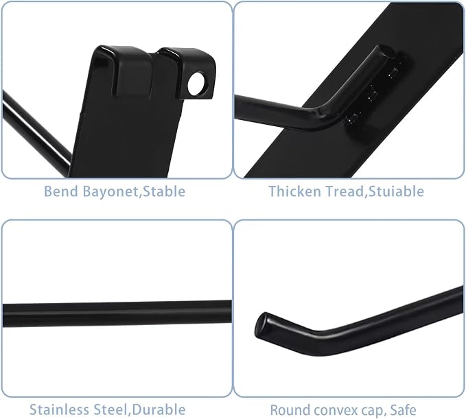 Gridwall Hooks 4 Inch, Heavy Duty Gridwall Hook - Image 3