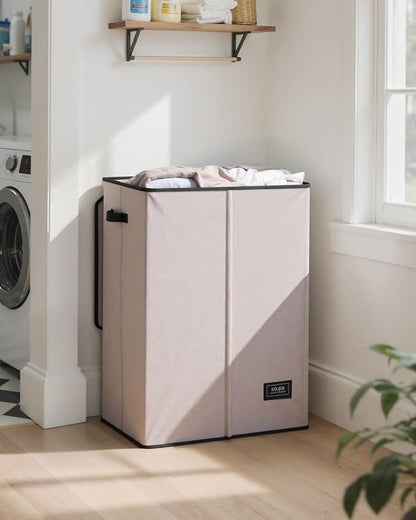 SOLEDI Laundry Hamper with Lid 130L Large & Tall Collapsible Laundry Basket - Image 2