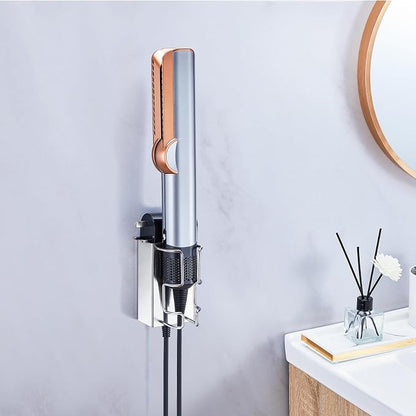 Hair Straightener Holder Wall Mounted, Hair Tool Organizer Stainless Steel - Image 2