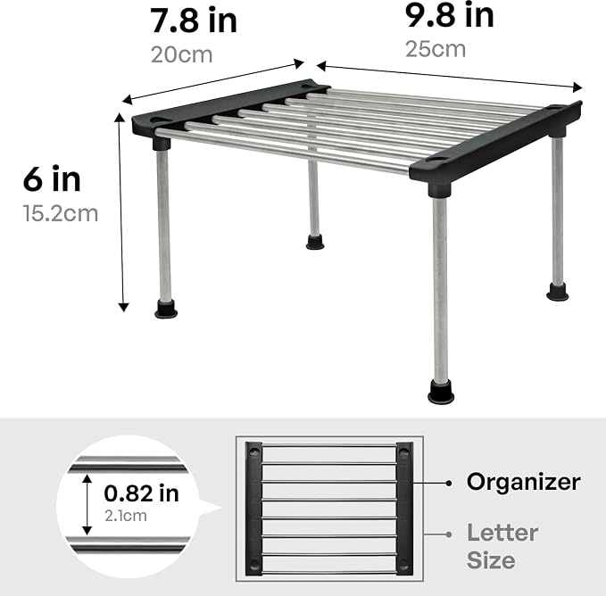 carrotez Cabinet Organizer Shelf, Kitchen Cabinet Organizers and Storage - Image 3