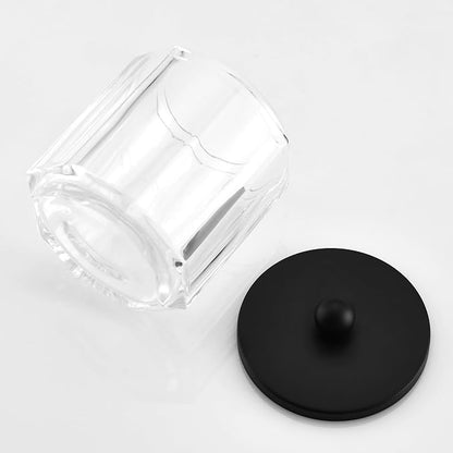 Clear Transparent Apothecary Octagional Shaped Glass Canister Jar - Image 6