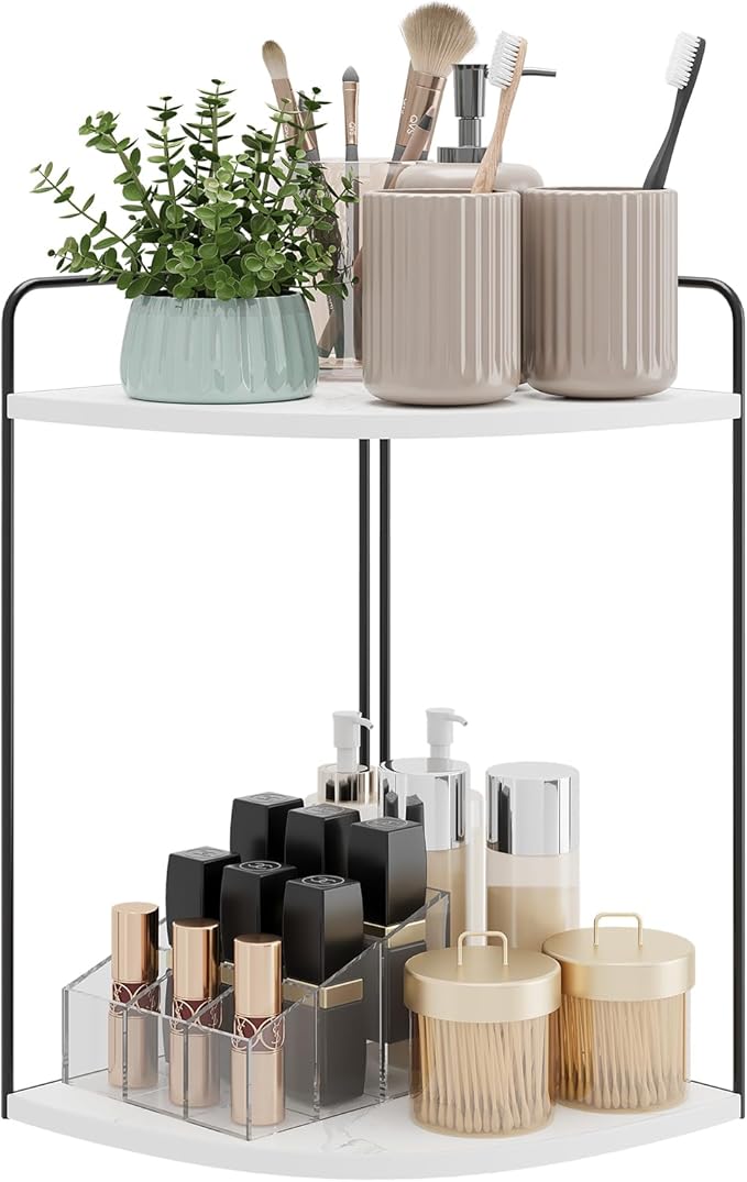 Bathroom Counter Organizer, Countertop Organizer, Vanity Organizers, Bathroom by ForestAngle
