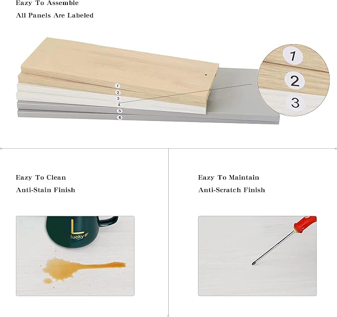 woodtalks 3 Drawer Dresser, Wood Chest Drawers - Image 7