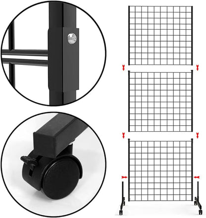 Eastern Tree 2 Packs 2'x 5' Six Pieces Gridwall Panels Stand - Image 5