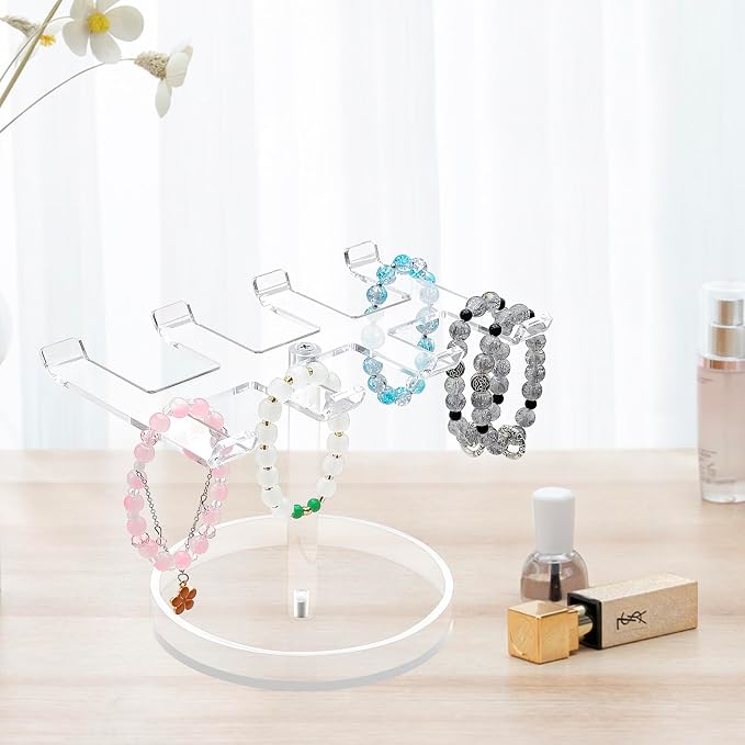 Bigfety Bracelet Holder Organizer, Acrylic Bracelet Display Stand - Image 6
