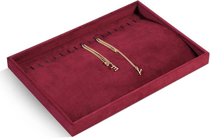 Velvet Jewelry Display Tray For Bracelet Pendant Necklace, Drawer Insert - Image 3
