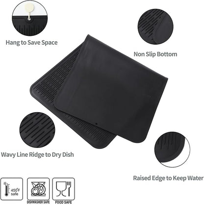 Silicone Dish Drying Mat for Multiple Usage, Easy clean, Eco-friendly, - Image 3