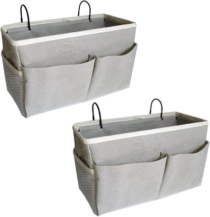 2-Pack Bedside Caddy, Bedside Hanging Storage Organizer by Someteth