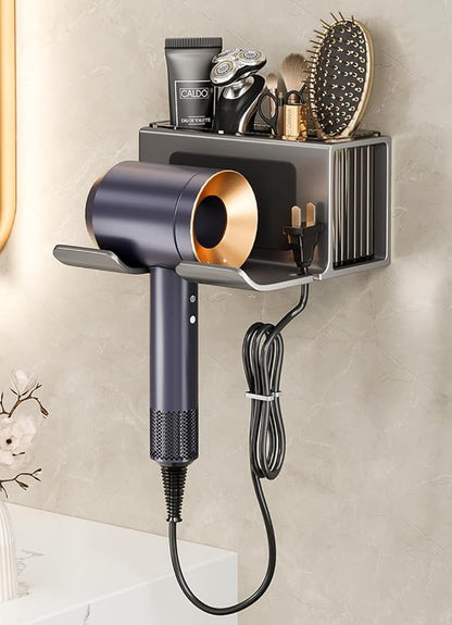 Hair Dryer Holder Wall Mounted, - Image 5
