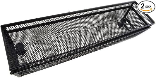 HAHIYO Stackable Mesh Tray Cup 12 x 3 x 2 inches Sturdy Container by HAHIYO