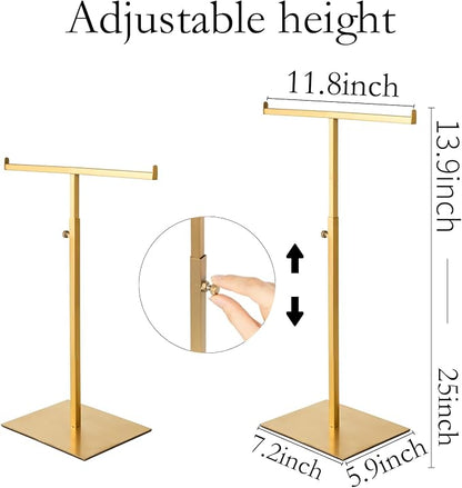Purse Display Stand Jewelry Tower Stainless Steel Handbag Stand Jewelry Stands - Image 2