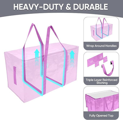 TICONN 4 Pack Extra Large Moving Bags - Image 3